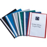 Cartelline con linguetta in plastica A4