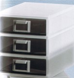 Cassettiera OFFICE fume' 3 cassetti