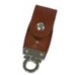 Pen drive 8 GB a portachiavi in cuoio