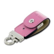 Pen drive 4 GB a portachiavi in cuoio